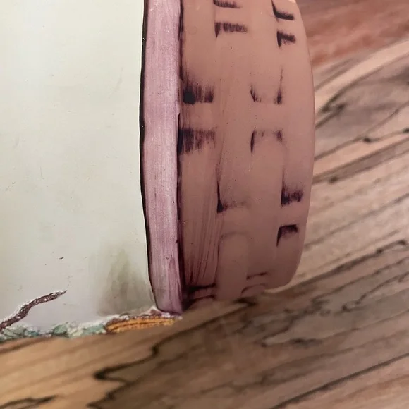 Like New Small Round Ceramic Pumpkin Patch Pot - Picture 5 of 6